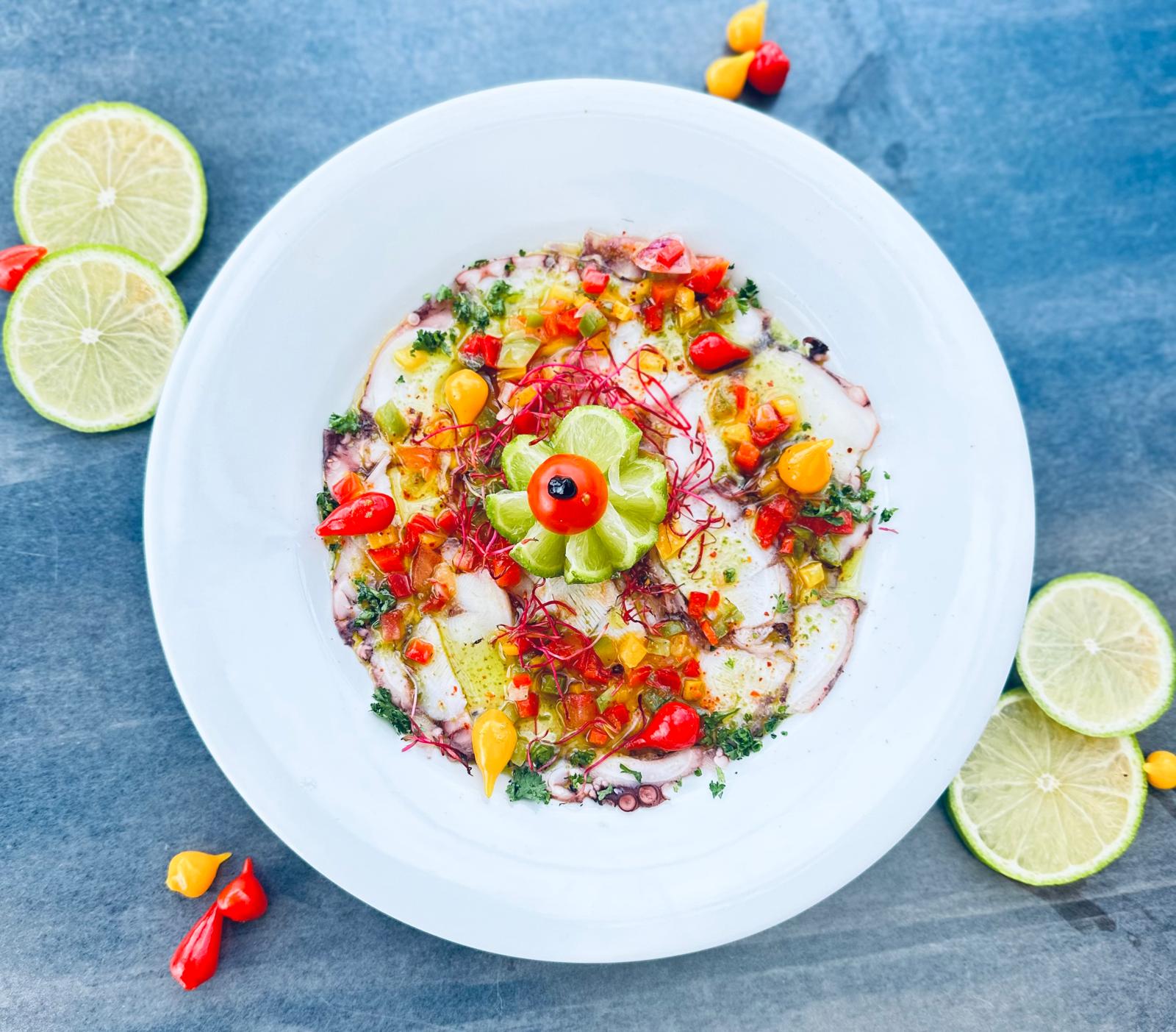Carpaccio de poulpe